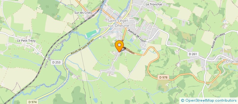 localisation de l'entreprise MADAME KELLY BARNAUD  SAINT-LEGER-SUR-DHEUNE