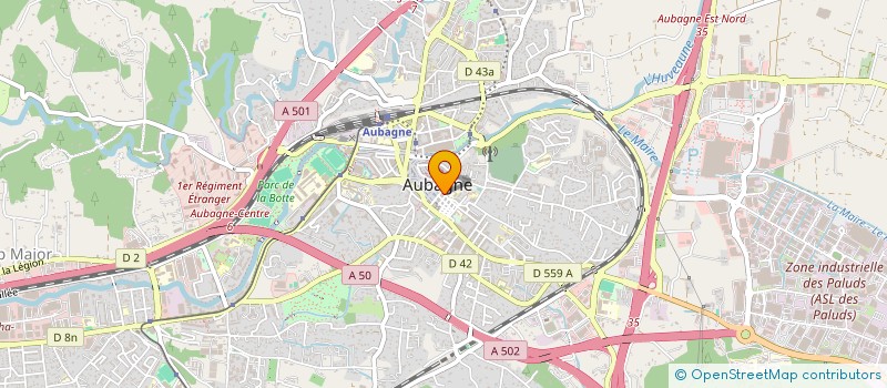 localisation de l'entreprise MADAME KELLY BARON  AUBAGNE