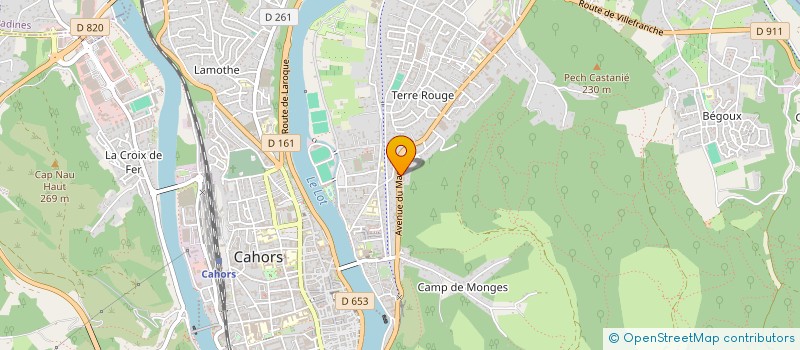 localisation de l'entreprise MADAME KELLY BARRAUD  CAHORS