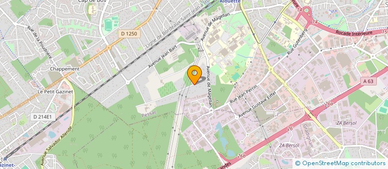 localisation de l'entreprise MADAME KELLY BAUER  PESSAC