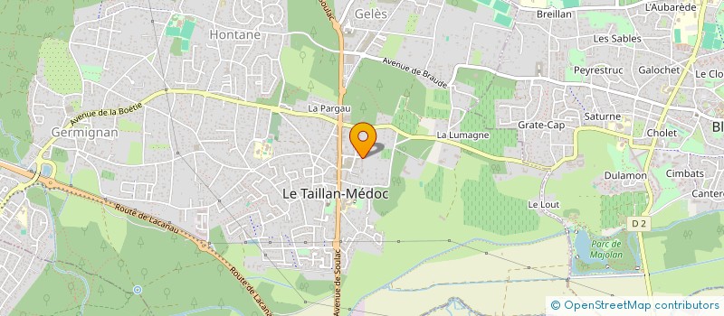 localisation de l'entreprise MADAME KELLY BECHEMILH à LE TAILLAN-MEDOC
