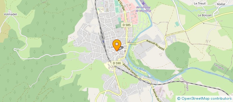 localisation de l'entreprise MADAME KELLY BESSON  SAINT-ARCONS-D ALLIER