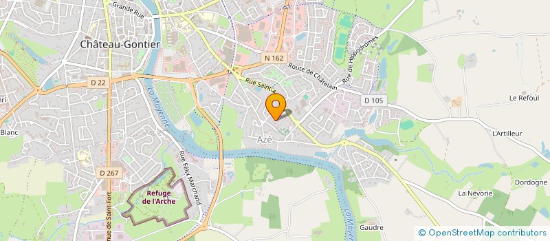 localisation de l'entreprise MADAME KELLY BICHOT  CHATEAU-GONTIER-SUR-MAYENNE