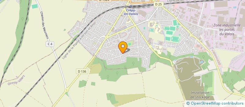 localisation de l'entreprise MADAME KELLY BINESTI  CREPY EN VALOIS