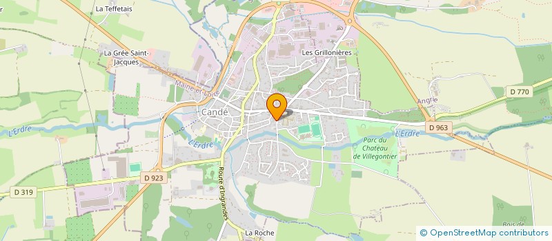 localisation de l'entreprise MADAME KELLY BOUCRE  CANDE