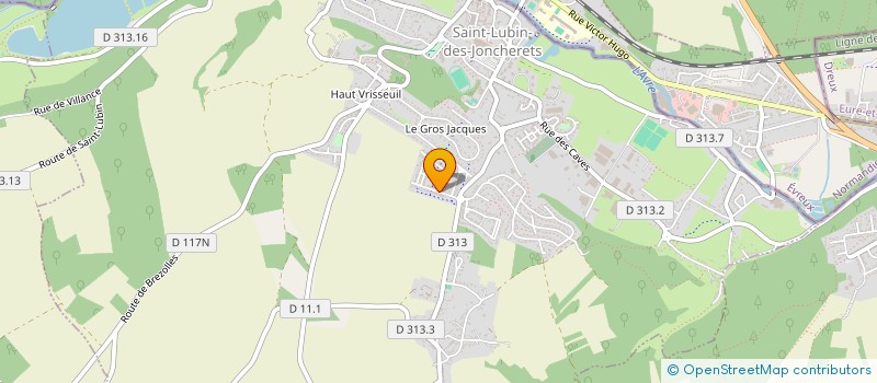 localisation de l'entreprise MADAME KELLY BOURGEOIS à SAINT-LUBIN-DES-JONCHERETS