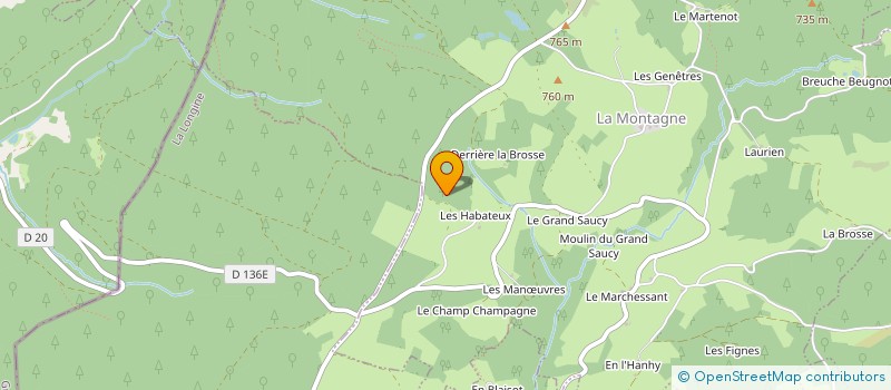 localisation de l'entreprise MADAME KELLY BRODELLE  LA ROSIERE