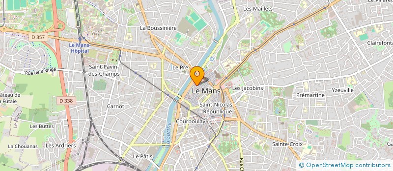 localisation de l'entreprise MADAME KELLY BRUN à LE MANS