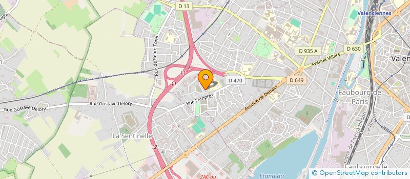 localisation de l'entreprise MADAME KELLY BUCHET  VALENCIENNES