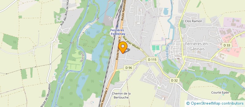 localisation de l'entreprise MADAME KELLY BUREAU à FONTENAY-SUR-LOING