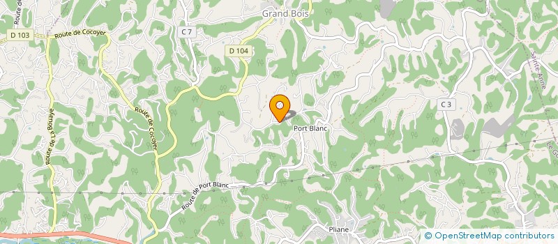 localisation de l'entreprise MADAME KELLY CALODAT  LE GOSIER