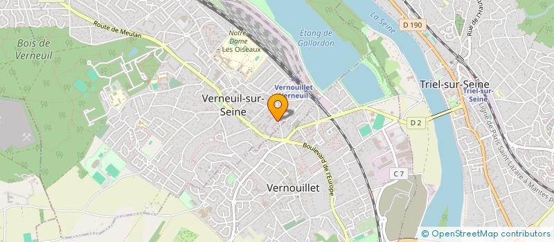 localisation de l'entreprise MADAME KELLY CARDOSO GARCIA à VERNEUIL-SUR-SEINE