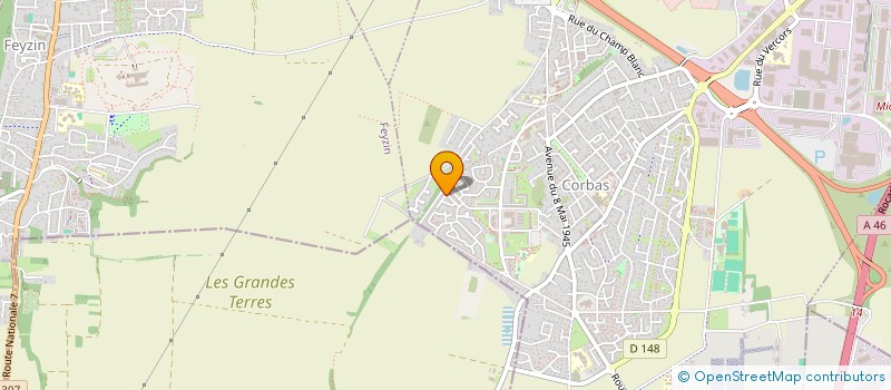 localisation de l'entreprise MADAME KELLY CARRIO à CORBAS