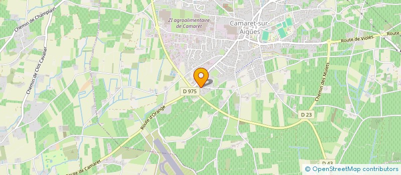 localisation de l'entreprise MADAME KELLY CAVIEDES à CAMARET-SUR-AIGUES