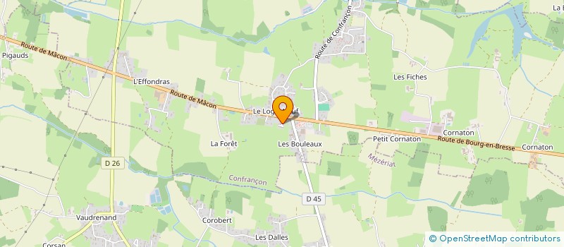 localisation de l'entreprise MADAME KELLY CAVILLON  CONFRANCON