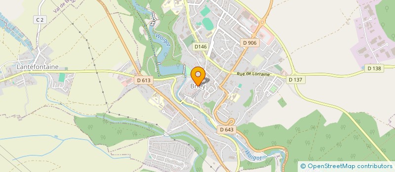 localisation de l'entreprise MADAME KELLY CHARLET  VAL DE BRIEY