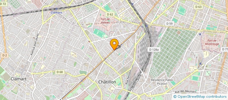 localisation de l'entreprise MADAME KELLY CHEN  CHATILLON