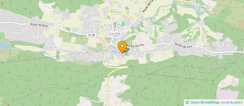 localisation de l'entreprise MADAME KELLY CHERRIER  LE VAL