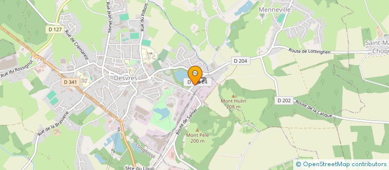 localisation de l'entreprise MADAME KELLY CHEVALIER  DESVRES