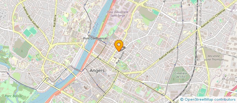 localisation de l'entreprise MADAME KELLY CHEVILLON à ANGERS