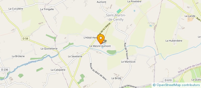 localisation de l'entreprise MADAME KELLY DAVIS  SAINT-MARTIN-DE-CENILLY