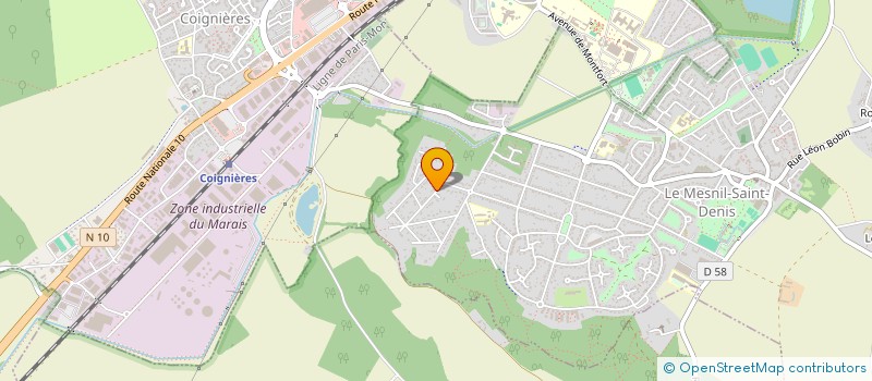 localisation de l'entreprise MADAME KELLY DE ALMEIDA  LE MESNIL-SAINT-DENIS