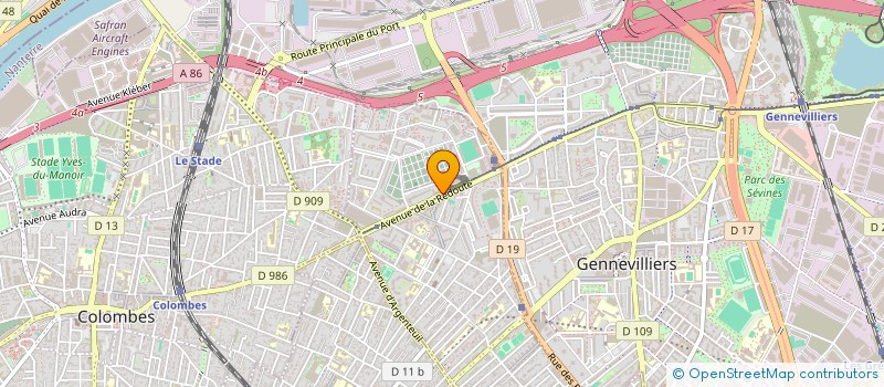 localisation de l'entreprise MADAME KELLY DE ALMEIDA  ASNIERES-SUR-SEINE