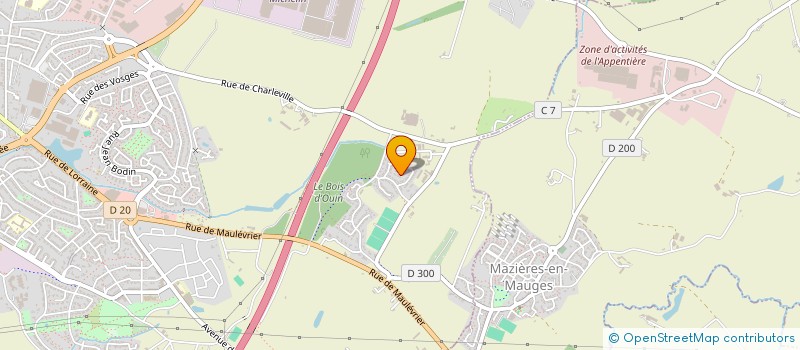 localisation de l'entreprise MADAME KELLY DE SA à CHOLET