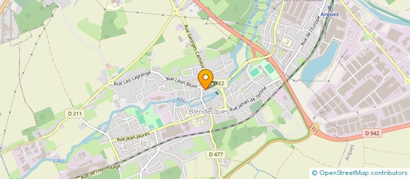 localisation de l'entreprise MADAME KELLY DECLERCK  BLENDECQUES