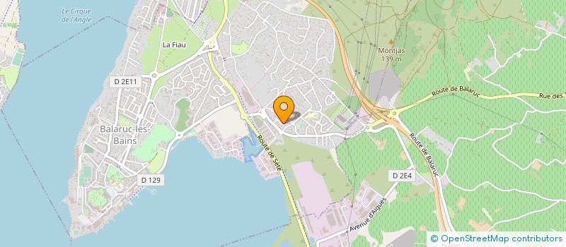 localisation de l'entreprise MADAME KELLY DELCROIX  BALARUC-LES-BAINS