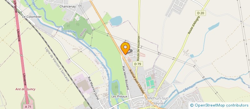 localisation de l'entreprise MADAME KELLY DESAIX  MEHUN-SUR-YEVRE