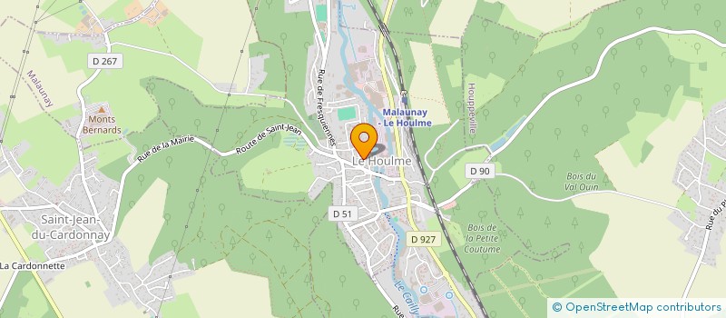 localisation de l'entreprise MADAME KELLY DESMONTS  LE HOULME