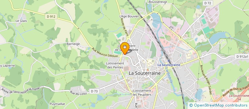 localisation de l'entreprise MADAME KELLY DESVILLETTES  LA SOUTERRAINE