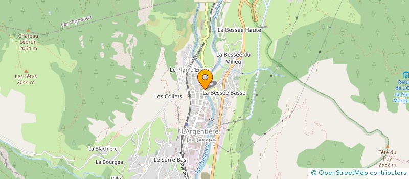 localisation de l'entreprise MADAME KELLY DEVOGHEL à L'ARGENTIERE-LA-BESSEE