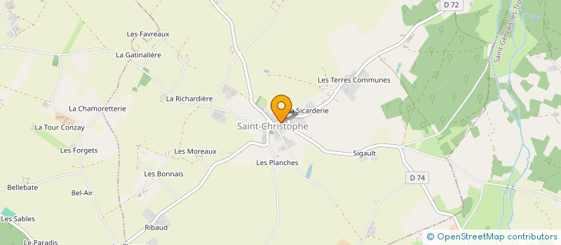 localisation de l'entreprise MADAME KELLY DHERBECOURT à SAINT-CHRISTOPHE