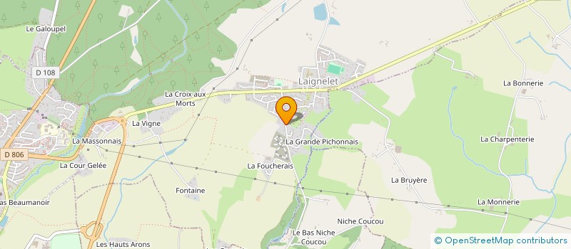 localisation de l'entreprise MADAME KELLY DOGER  SAINT-GEORGES-DE-REINTEMBAULT