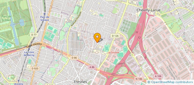 localisation de l'entreprise MADAME KELLY DOUCET  FRESNES