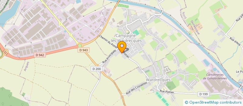 localisation de l'entreprise MADAME KELLY DRANCOURT  CAMPAGNE-LES-WARDRECQUES