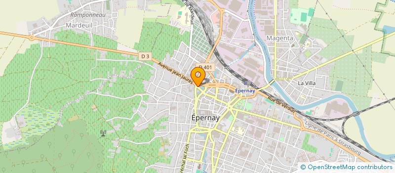 localisation de l'entreprise MADAME KELLY DUBOIS à EPERNAY