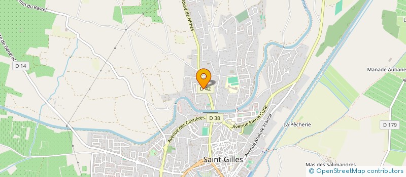 localisation de l'entreprise MADAME KELLY FACCHIN  SAINT-GILLES