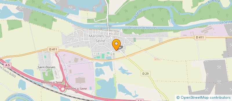 localisation de l'entreprise MADAME KELLY FALA  MAROLLES-SUR-SEINE