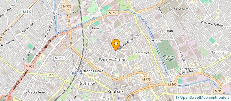 localisation de l'entreprise MADAME KELLY FLAN  ROUBAIX