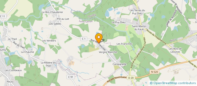 localisation de l'entreprise MADAME KELLY FLORES  SAINT-GENCE