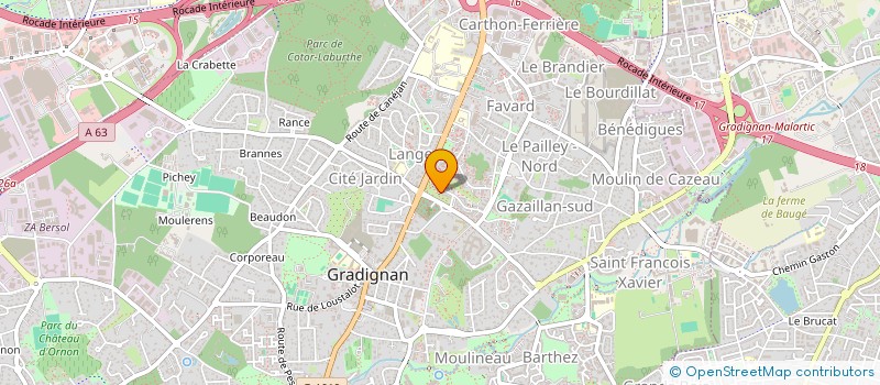 localisation de l'entreprise MADAME KELLY FOLLY  GRADIGNAN