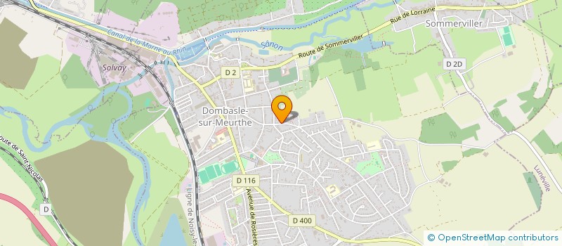 localisation de l'entreprise MADAME KELLY FOUILLET  DOMBASLE-SUR-MEURTHE