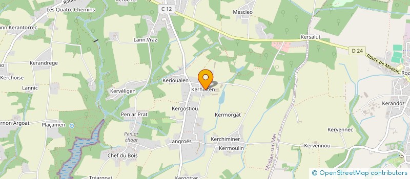 localisation de l'entreprise MADAME KELLY FREITAS  MOELAN-SUR-MER