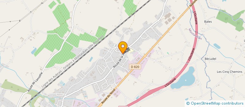 localisation de l'entreprise MADAME KELLY GABARRE  MONTAUBAN