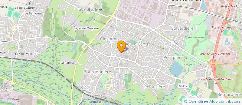 localisation de l'entreprise MADAME KELLY GAUTHIER  SAINT-HERBLAIN