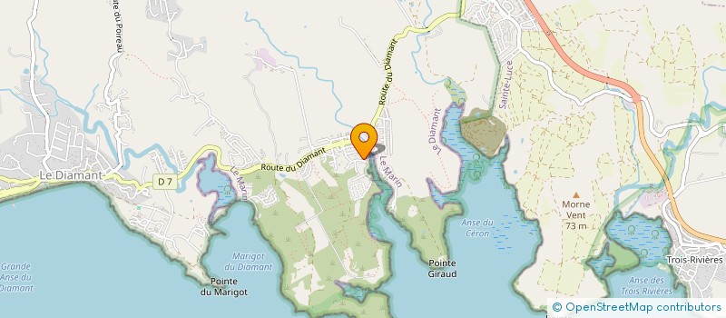 localisation de l'entreprise MADAME KELLY GAUTHIER  LE DIAMANT