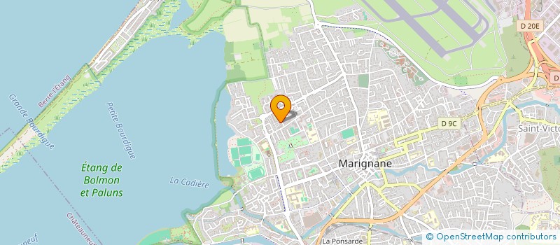 localisation de l'entreprise MADAME KELLY GINOUVES  MARIGNANE